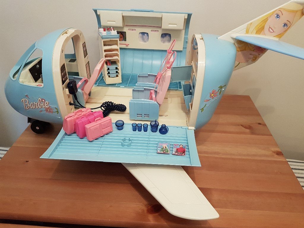 vintage barbie airplane
